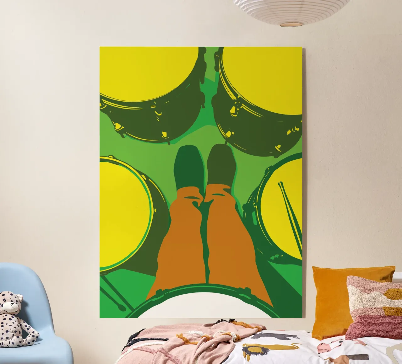 Batterista plexiglass da MUSIC EDITION