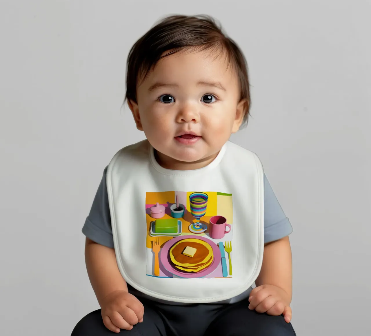 Perfect Pancake Stack Babylätzchen von Trace Brush