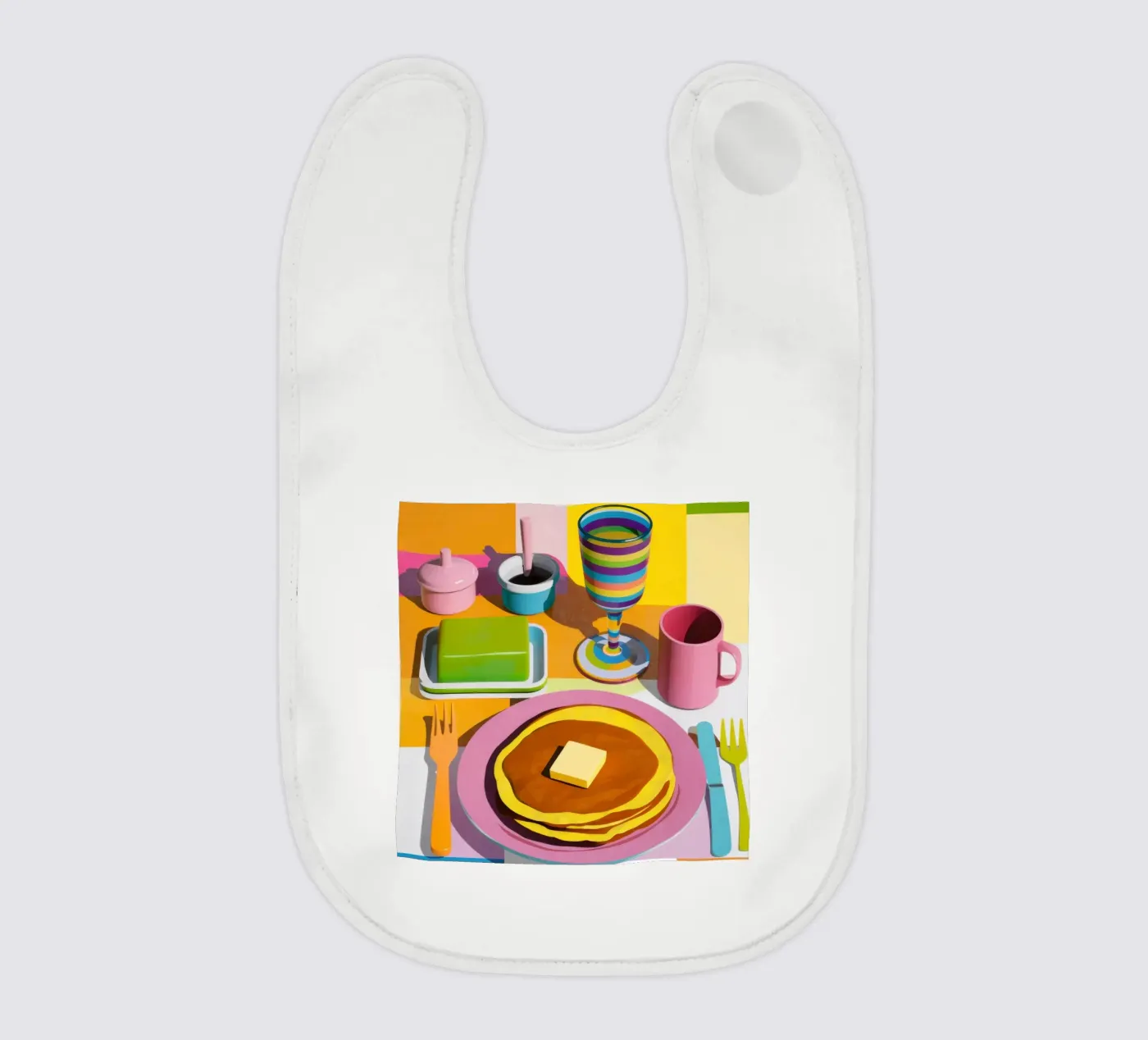Impasto di pancake perfetto bavaglino da Trace Brush