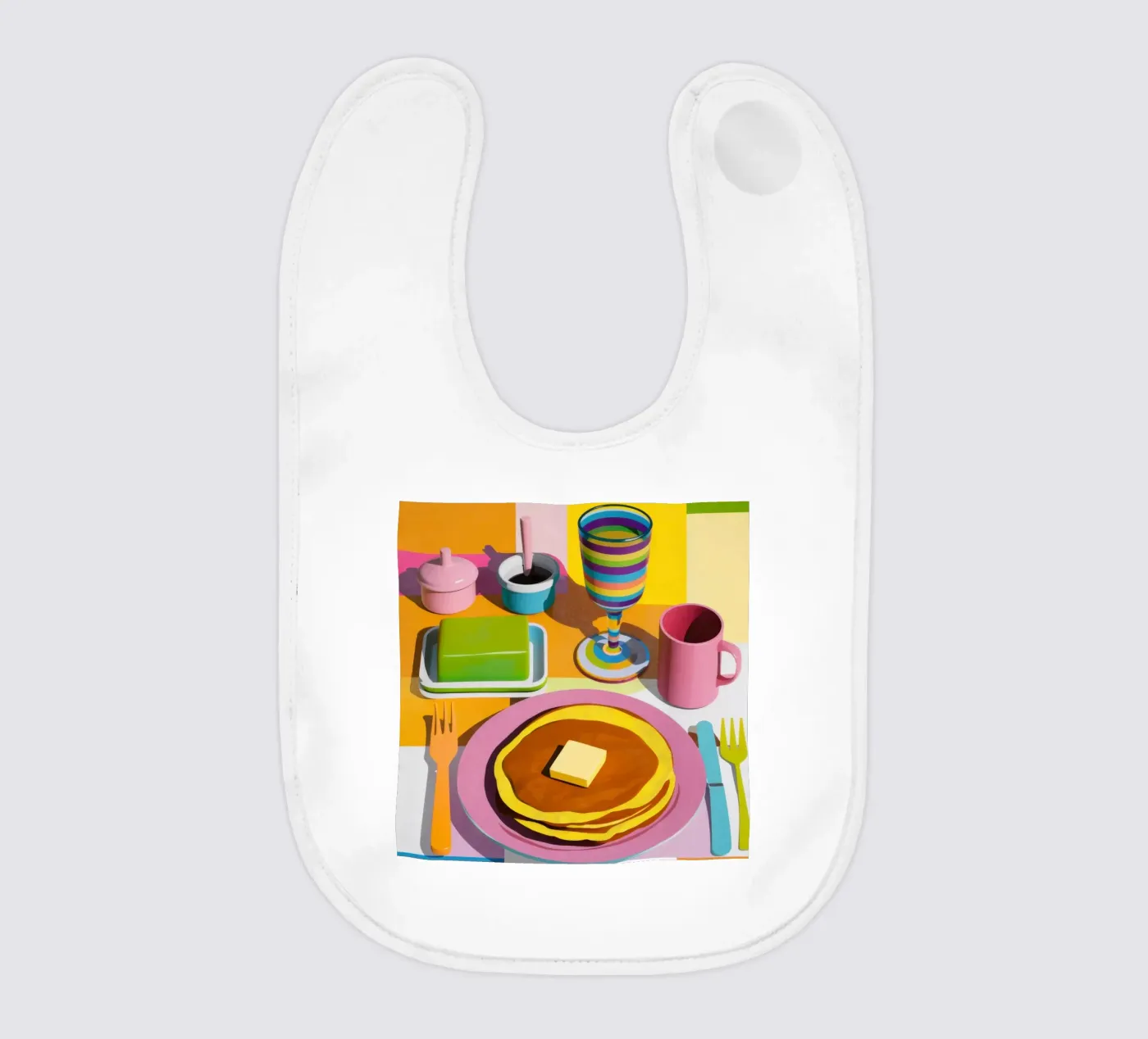 Impasto di pancake perfetto bavaglino da Trace Brush