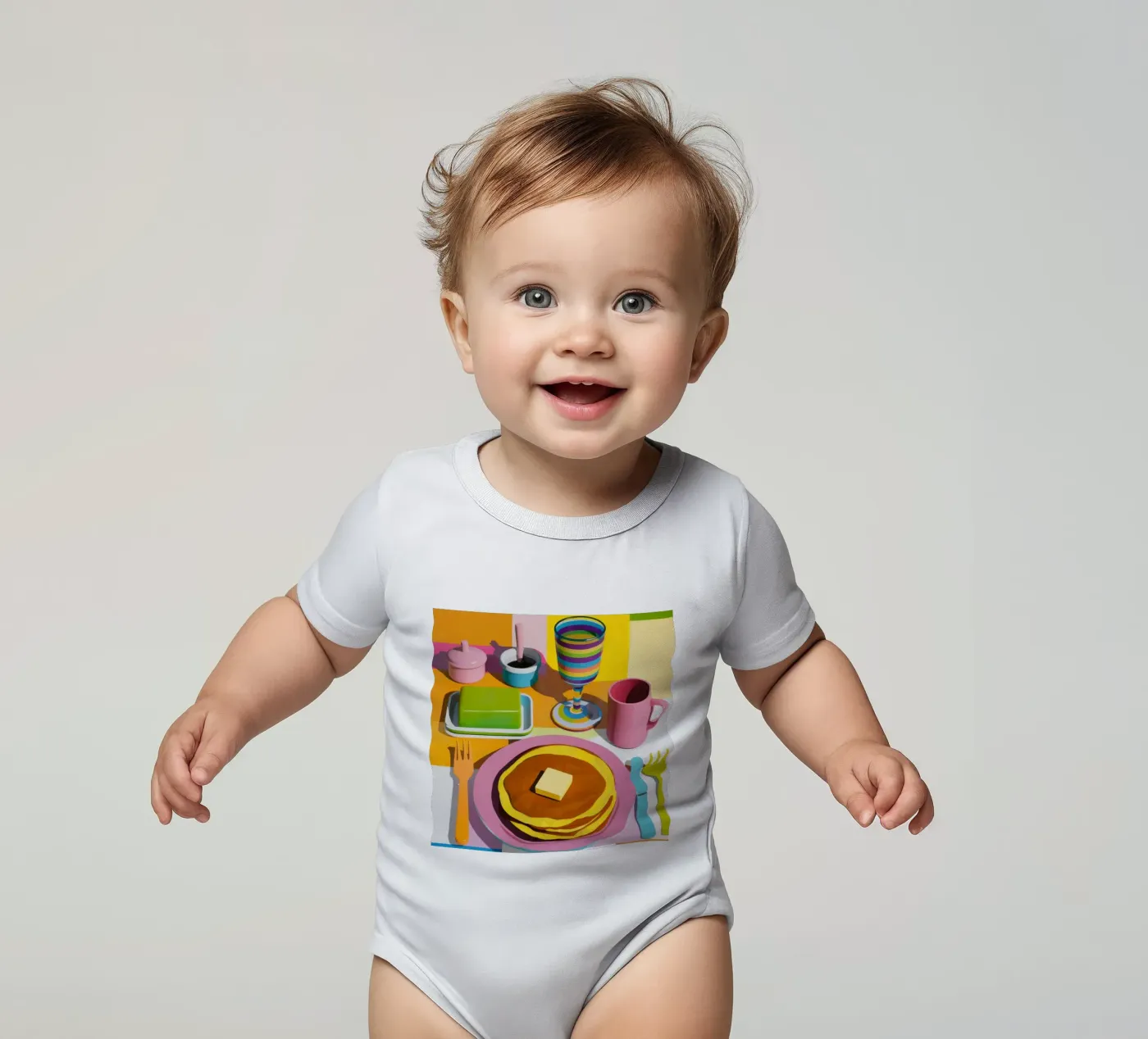 Pile de crêpes parfaite body bébé de Trace Brush