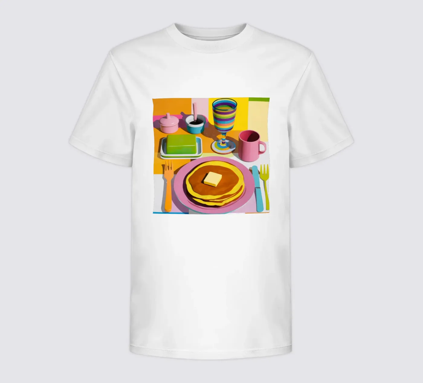 Perfect Pancake Stack kinder t-shirt van Trace Brush