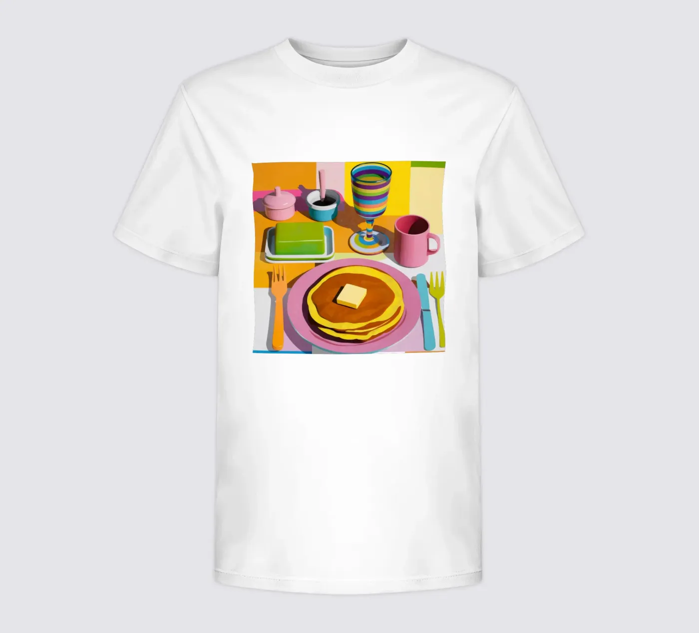 Perfect Pancake Stack kinder t-shirt van Trace Brush