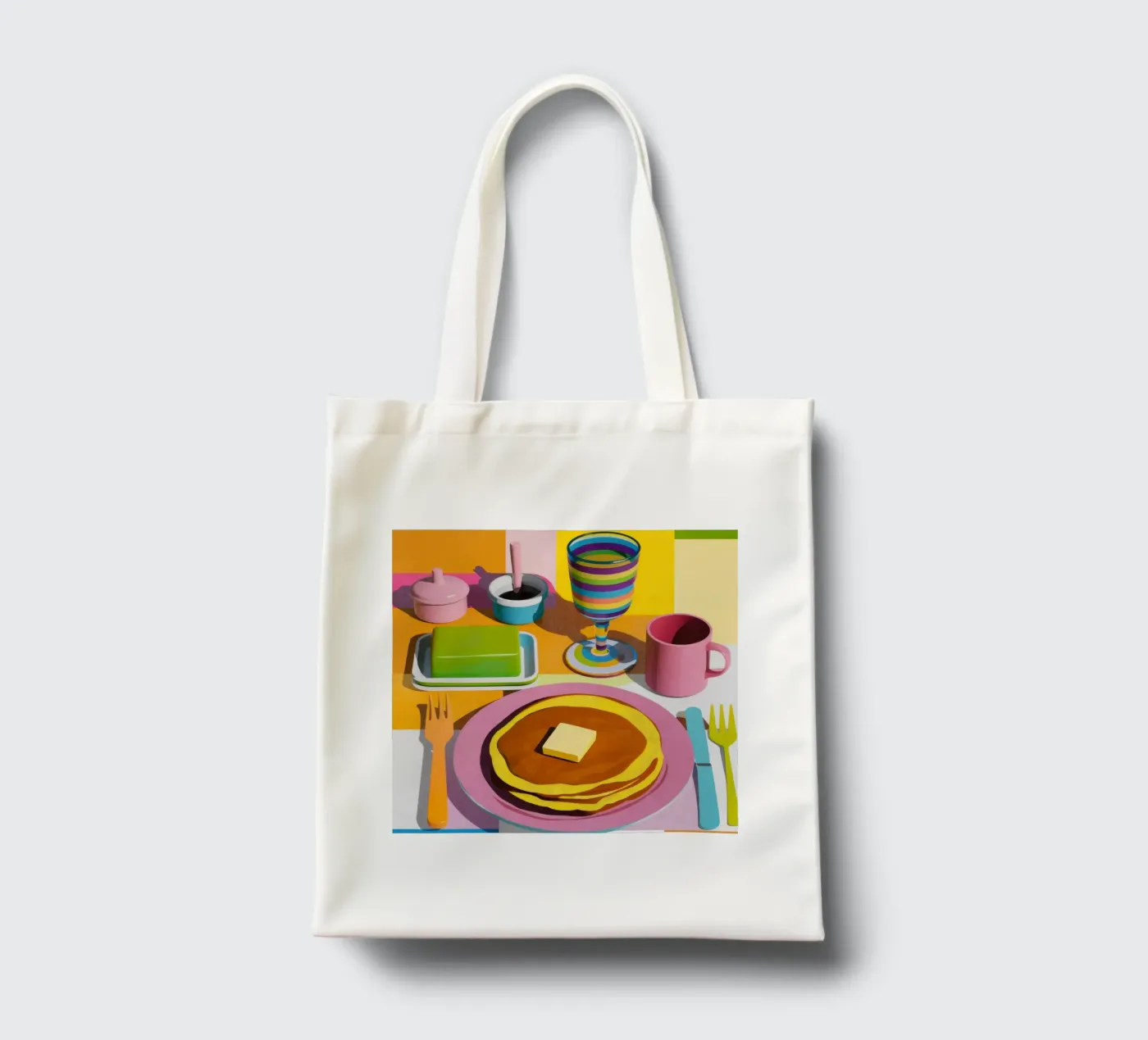 Perfect Pancake Stack tote bag by Trace Brush