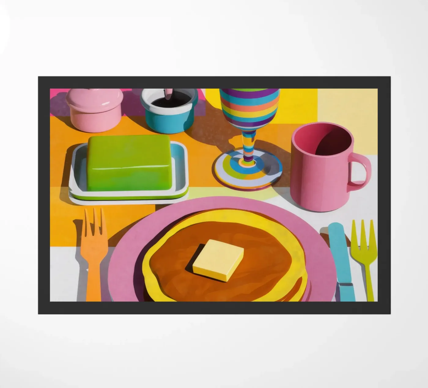 Perfect Pancake Stack paillasson de Trace Brush