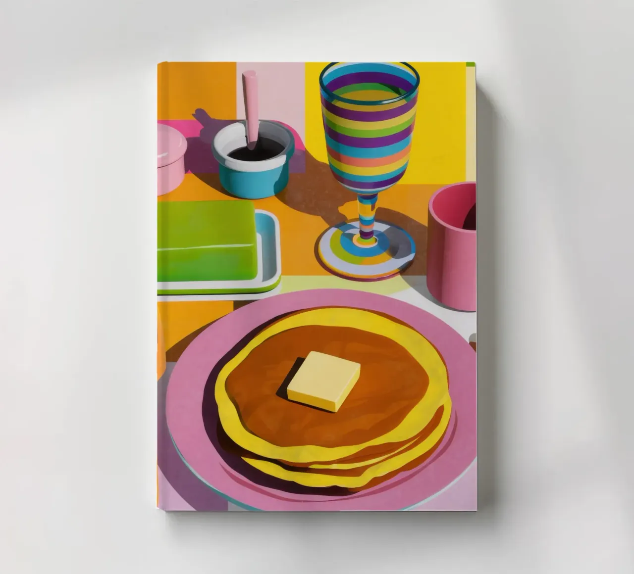 Perfect Pancake Stack notebook by Trace Brush