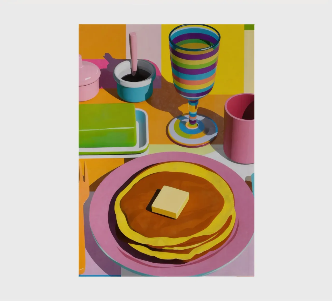 Perfect Pancake Stack notebook by Trace Brush