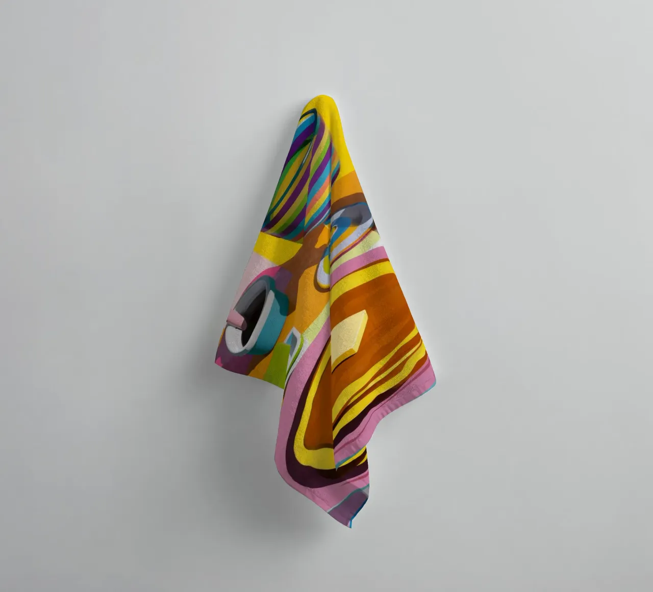 Perfect Pancake Stack towel by Trace Brush