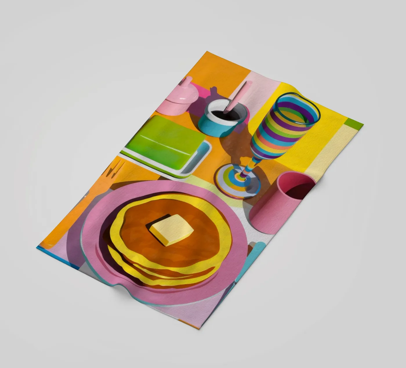 Perfect Pancake Stack strandhanddoek van Trace Brush