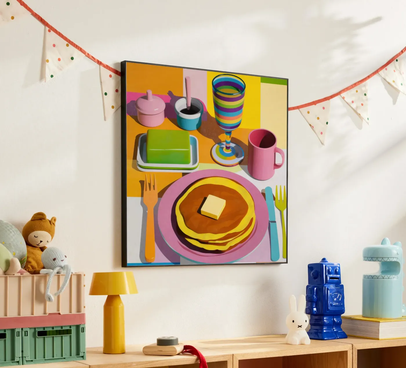 Impasto di pancake perfetto pannello forex da Trace Brush