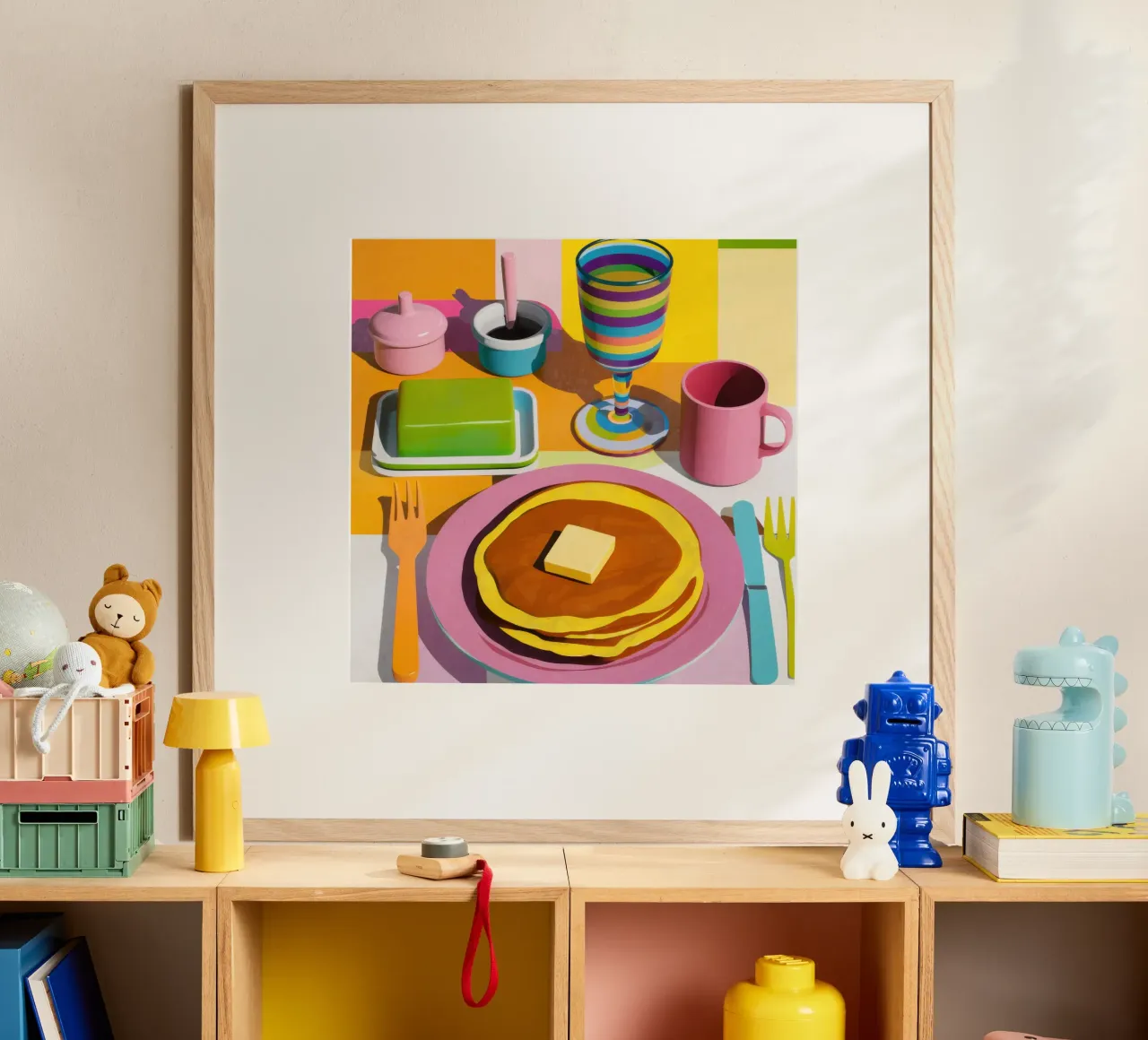 Perfect Pancake Stack poster by Trace Brush