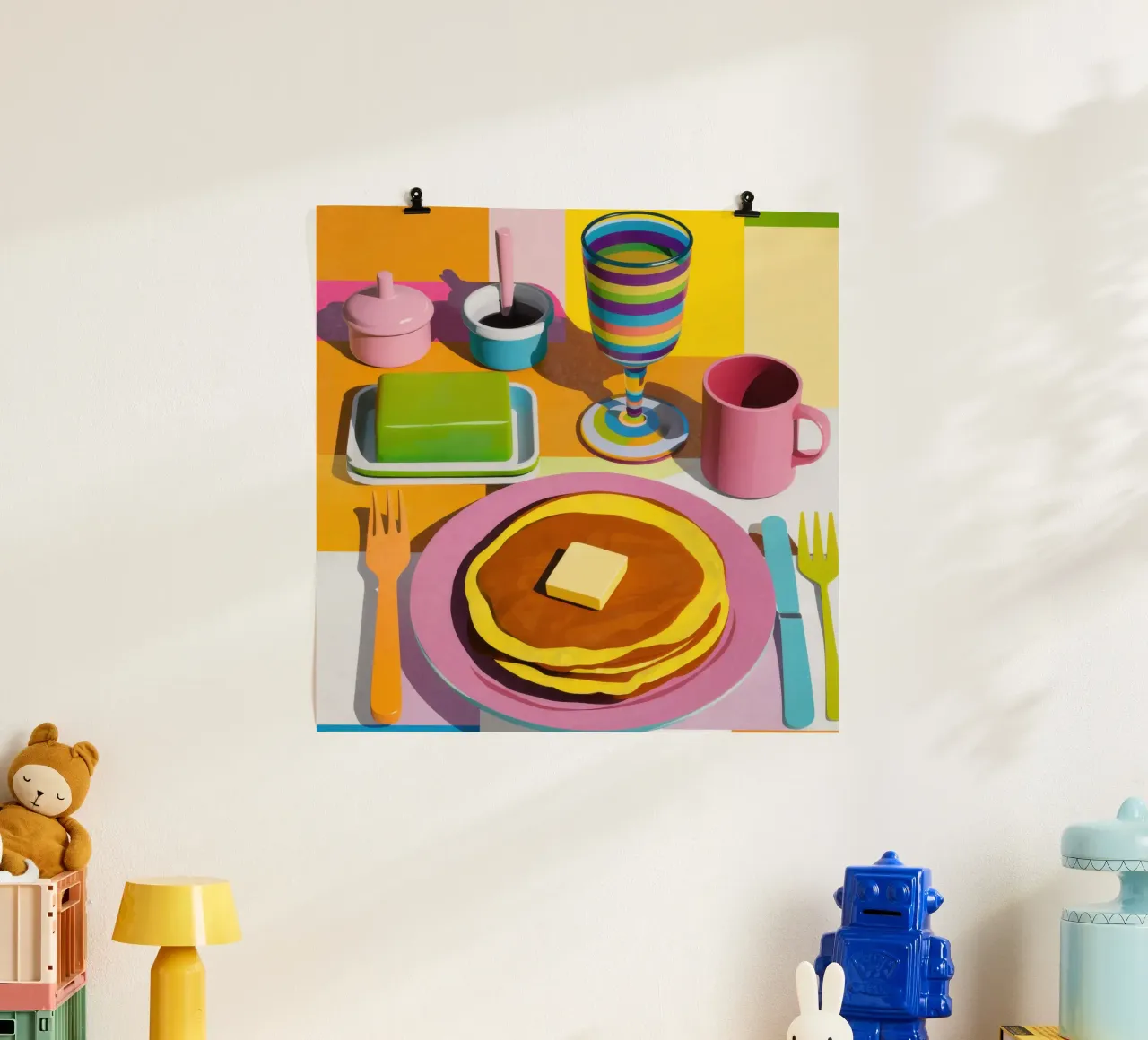 Perfect Pancake Stack poster by Trace Brush