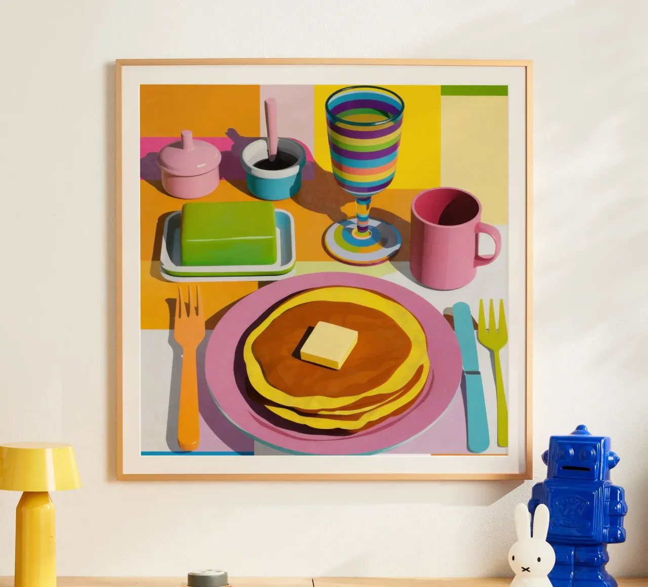 Perfect Pancake Stack poster by Trace Brush