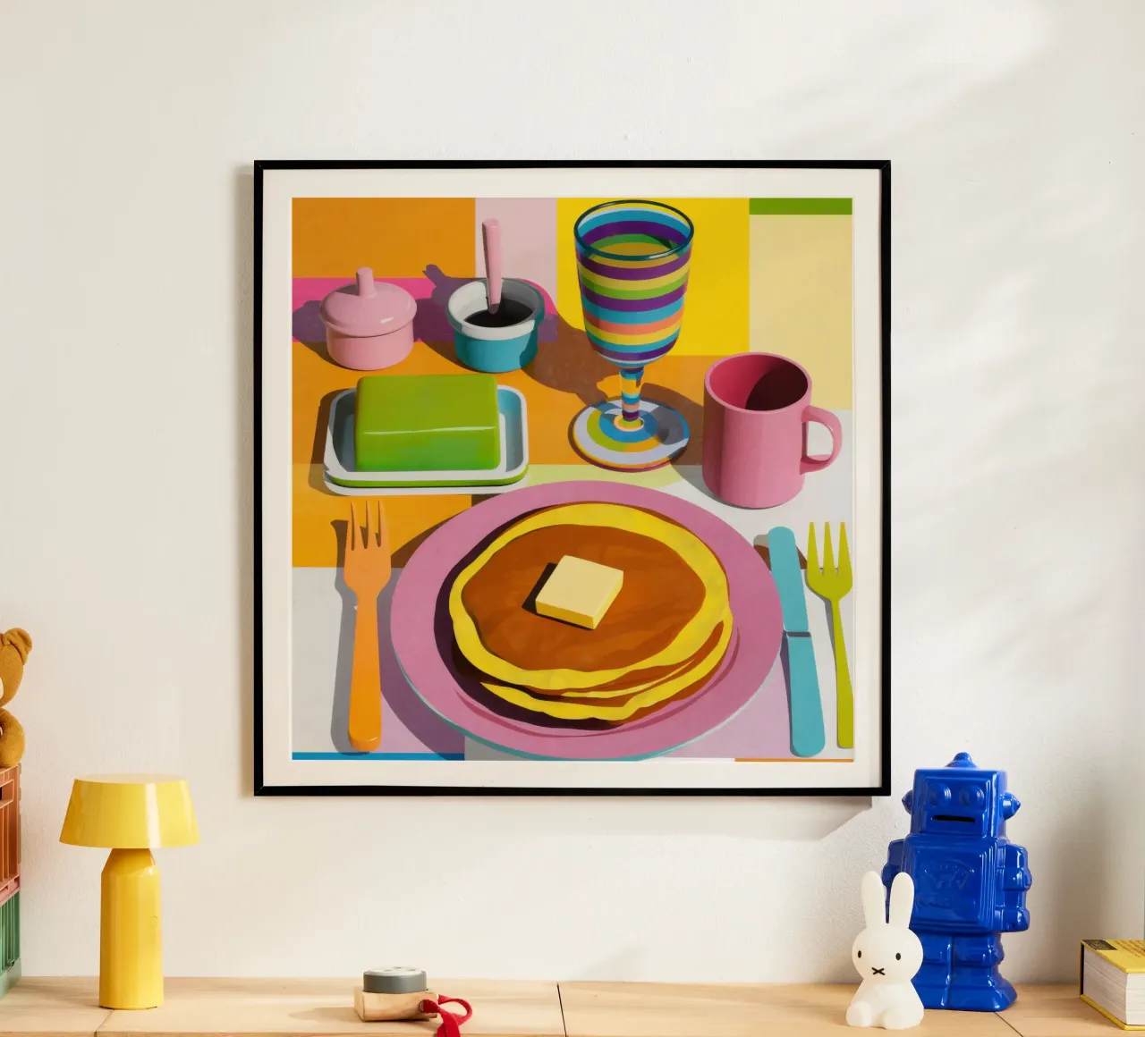 Perfect Pancake Stack poster by Trace Brush
