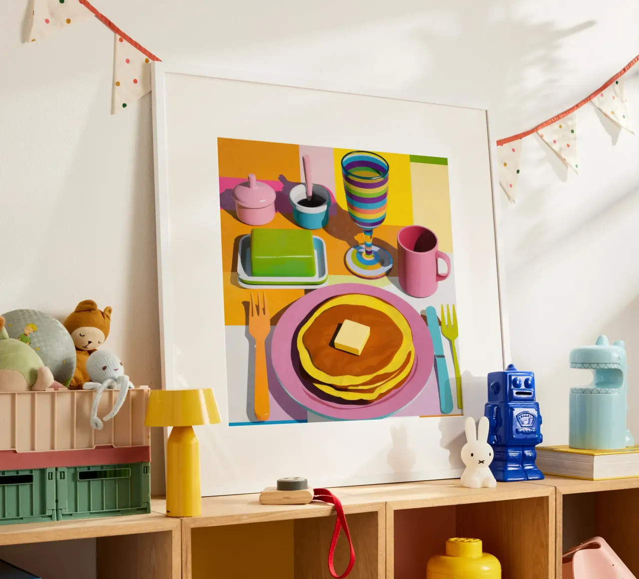 Impasto di pancake perfetto poster da Trace Brush