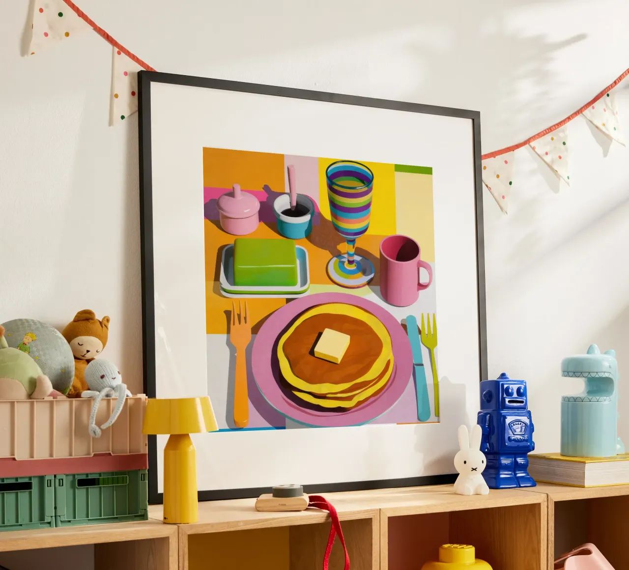 Impasto di pancake perfetto poster da Trace Brush