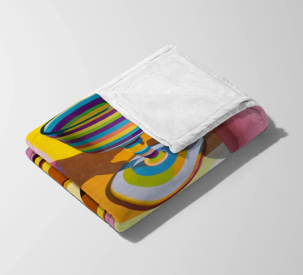 Perfect Pancake Stack Fleecedecke von Trace Brush