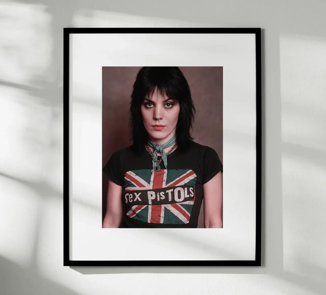 Joan Jett poster con telaio in plastica da Musadad Shop