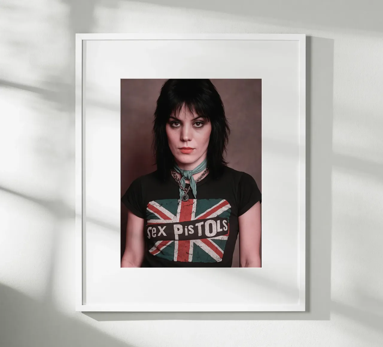 Joan Jett poster con telaio in plastica da Musadad Shop
