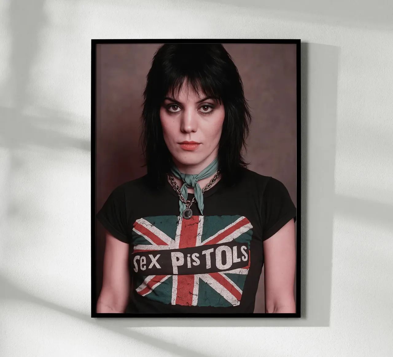 Joan Jett poster con telaio in plastica da Musadad Shop