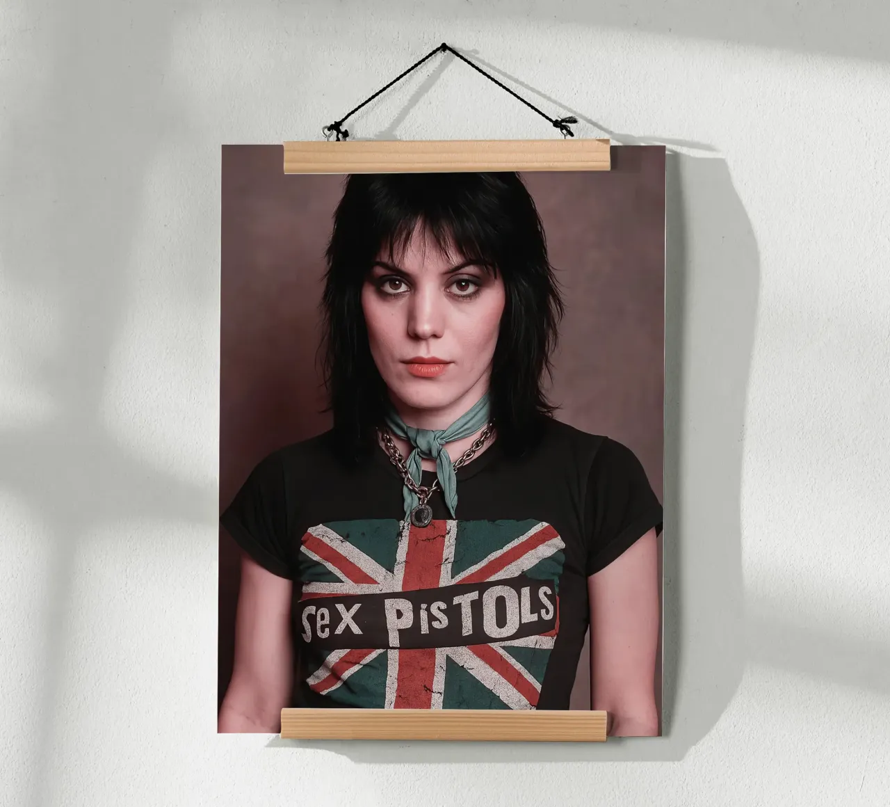 Joan Jett poster con telaio in plastica da Musadad Shop