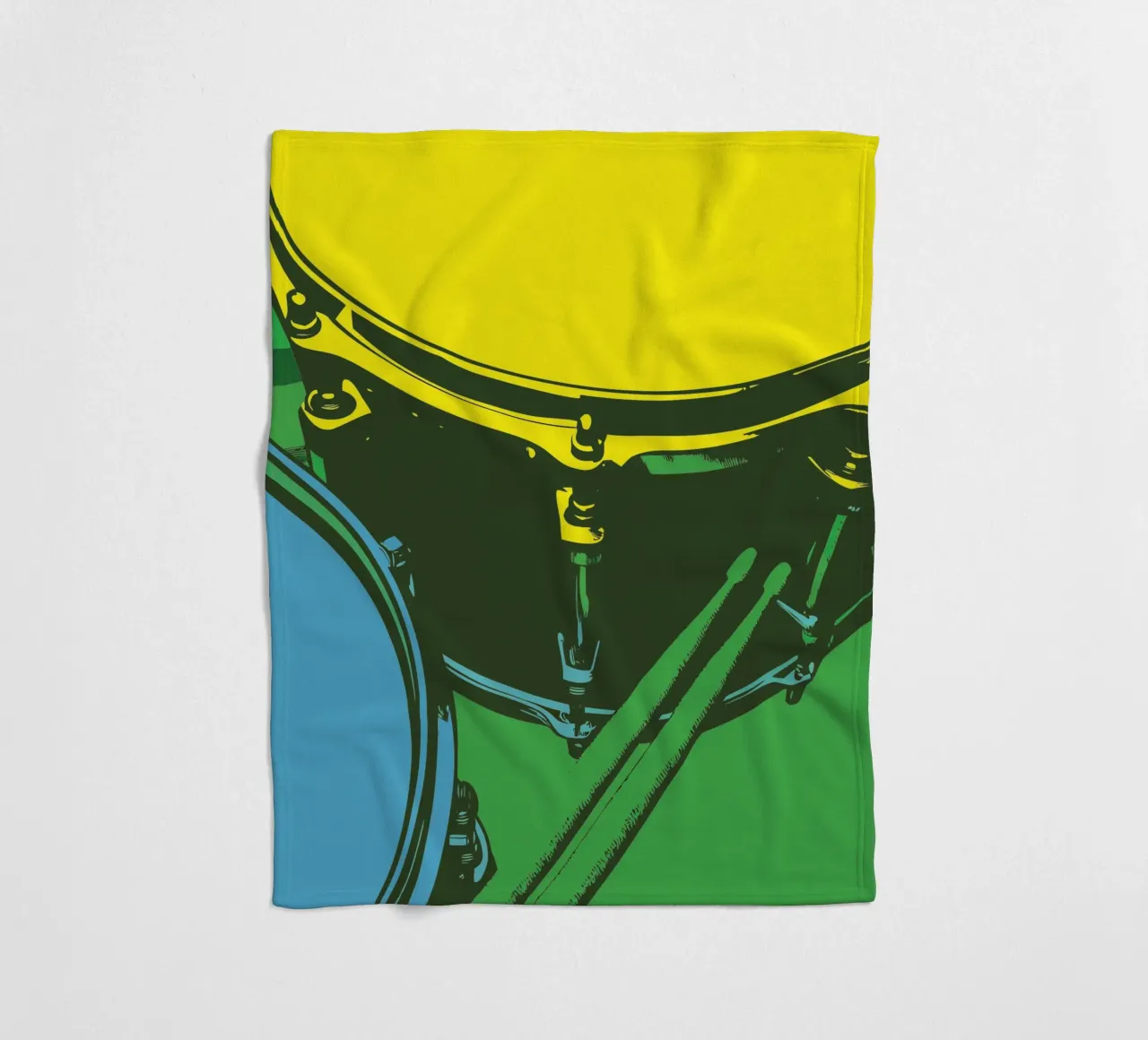 Drum fleecedeken van MUSIC EDITION