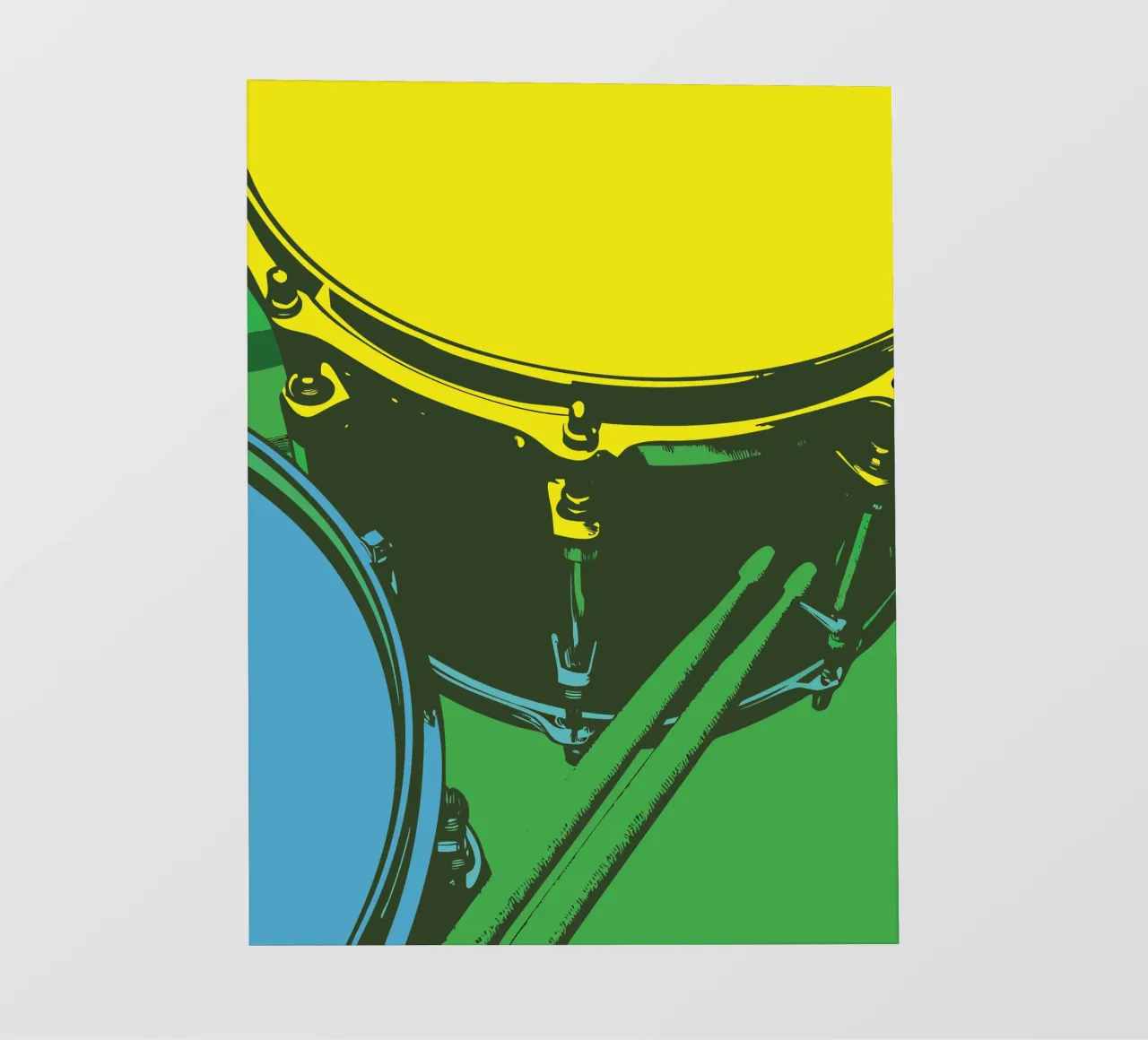 Drum fotobehang van MUSIC EDITION