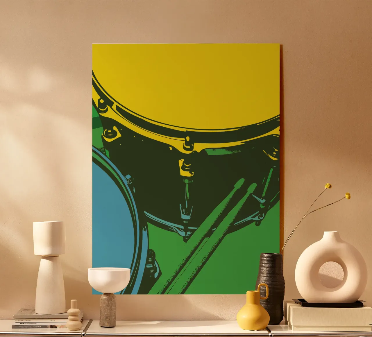 Drum instrument acrylic glass by MUSIC EDITION