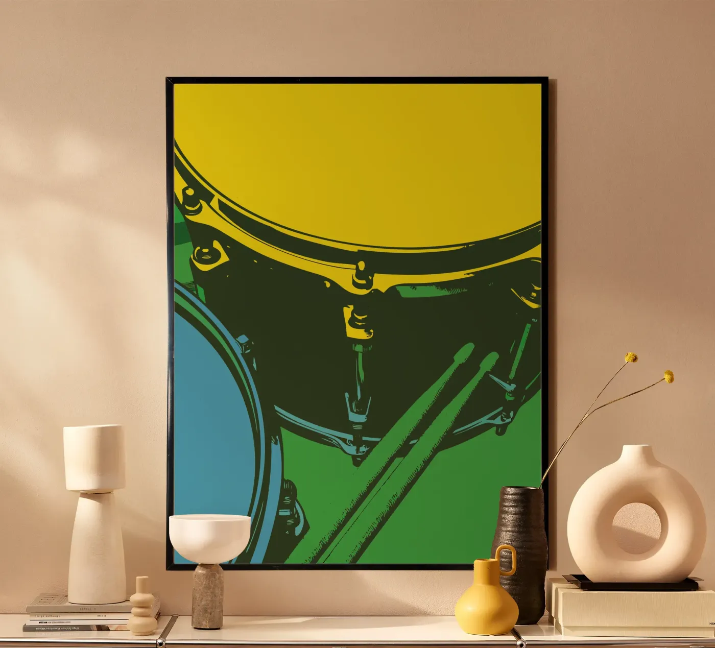 Drum instrument Poster von MUSIC EDITION