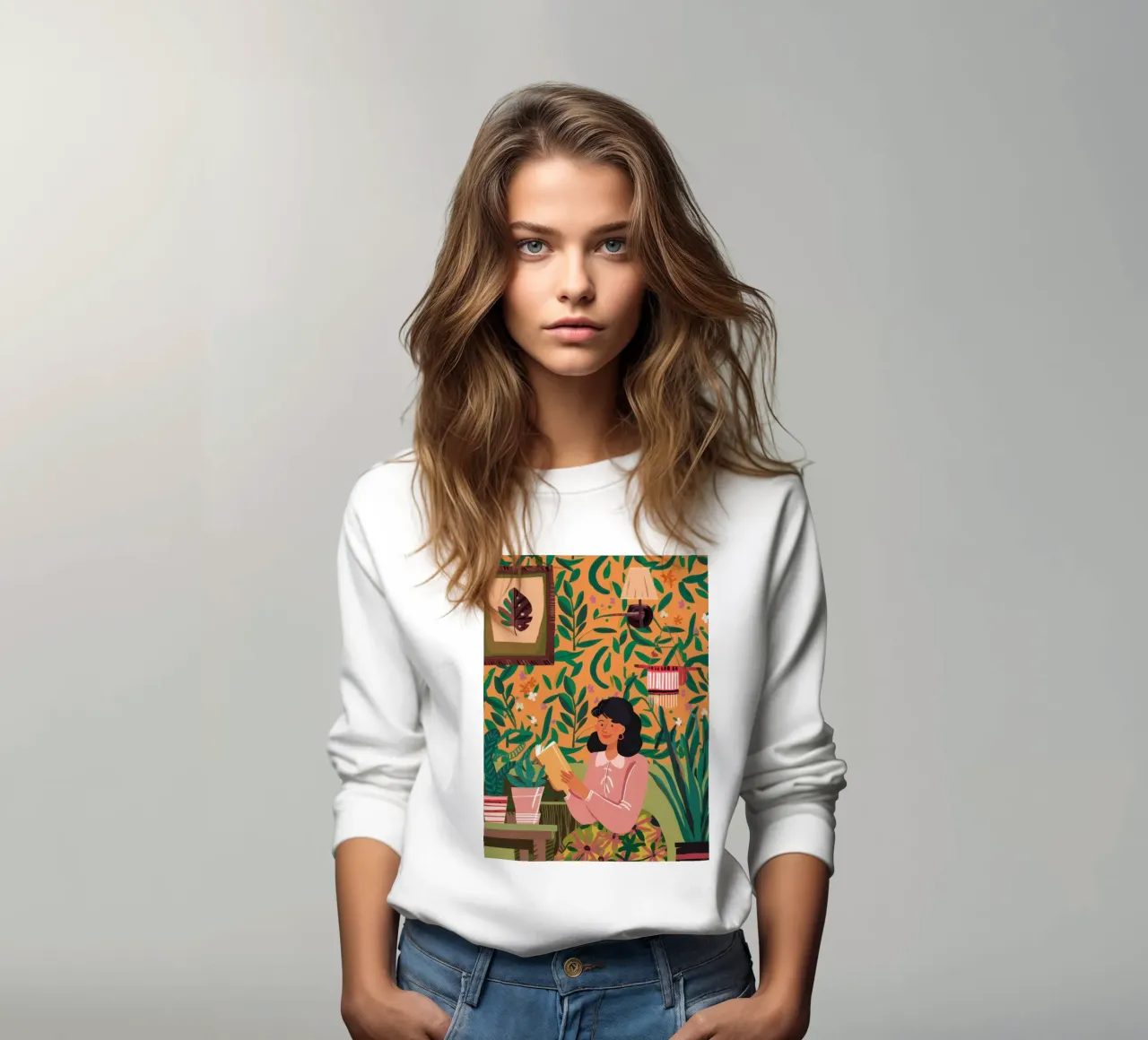 Lettore Verdant Nook felpa da Selene Shade