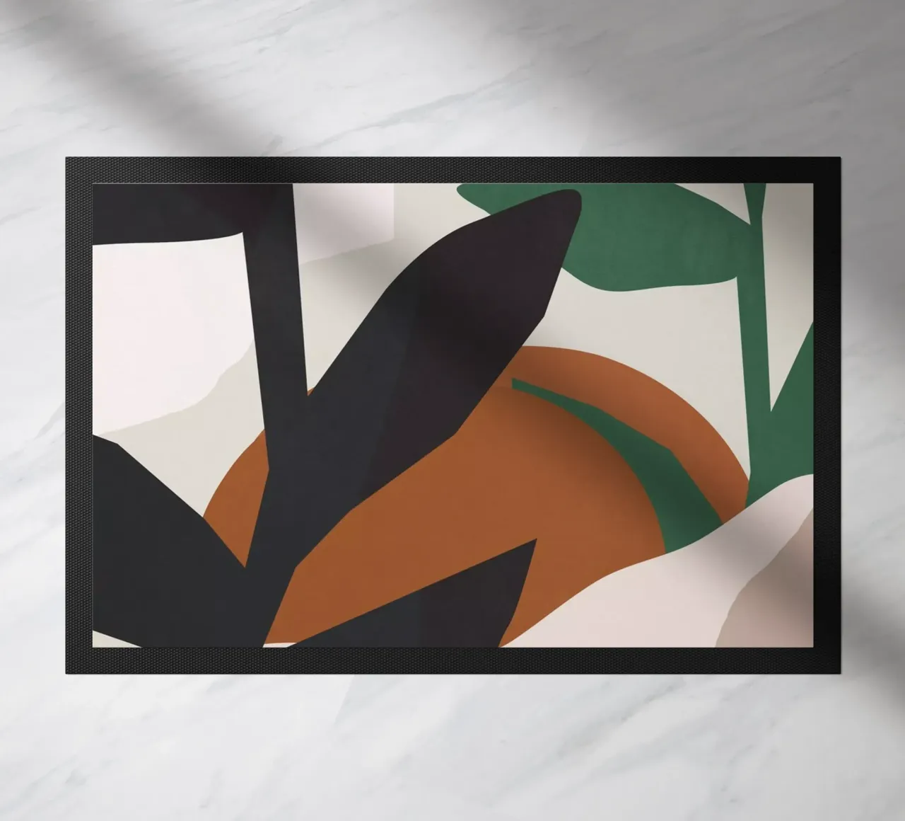 Abstracte kunst 36 deurmat van ThingDesign