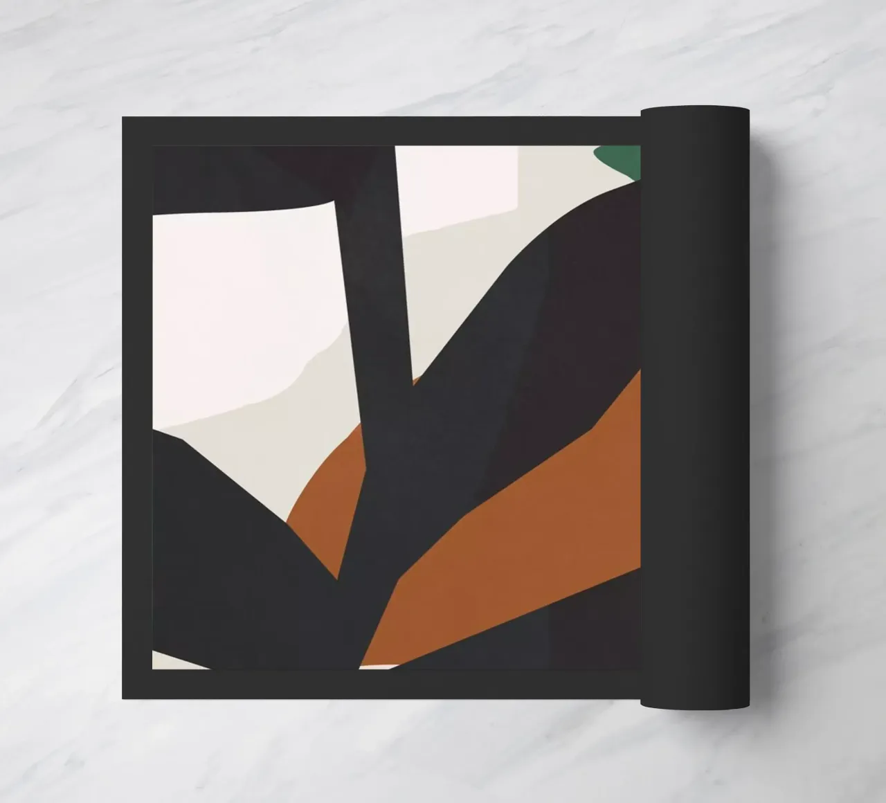 Abstracte kunst 36 deurmat van ThingDesign