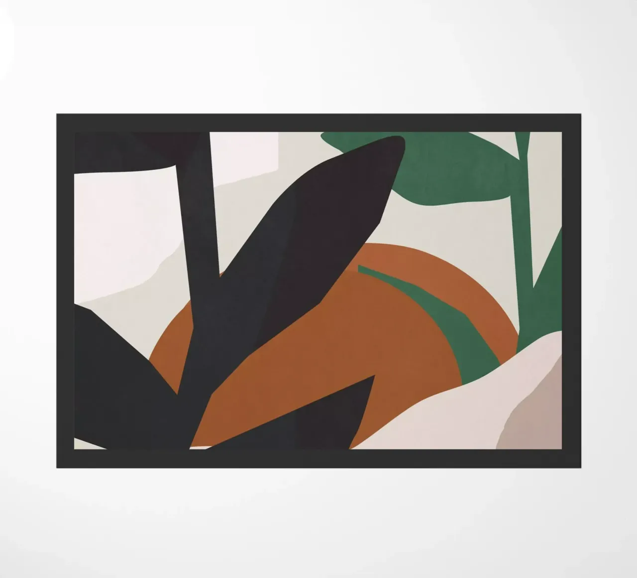 Abstracte kunst 36 deurmat van ThingDesign