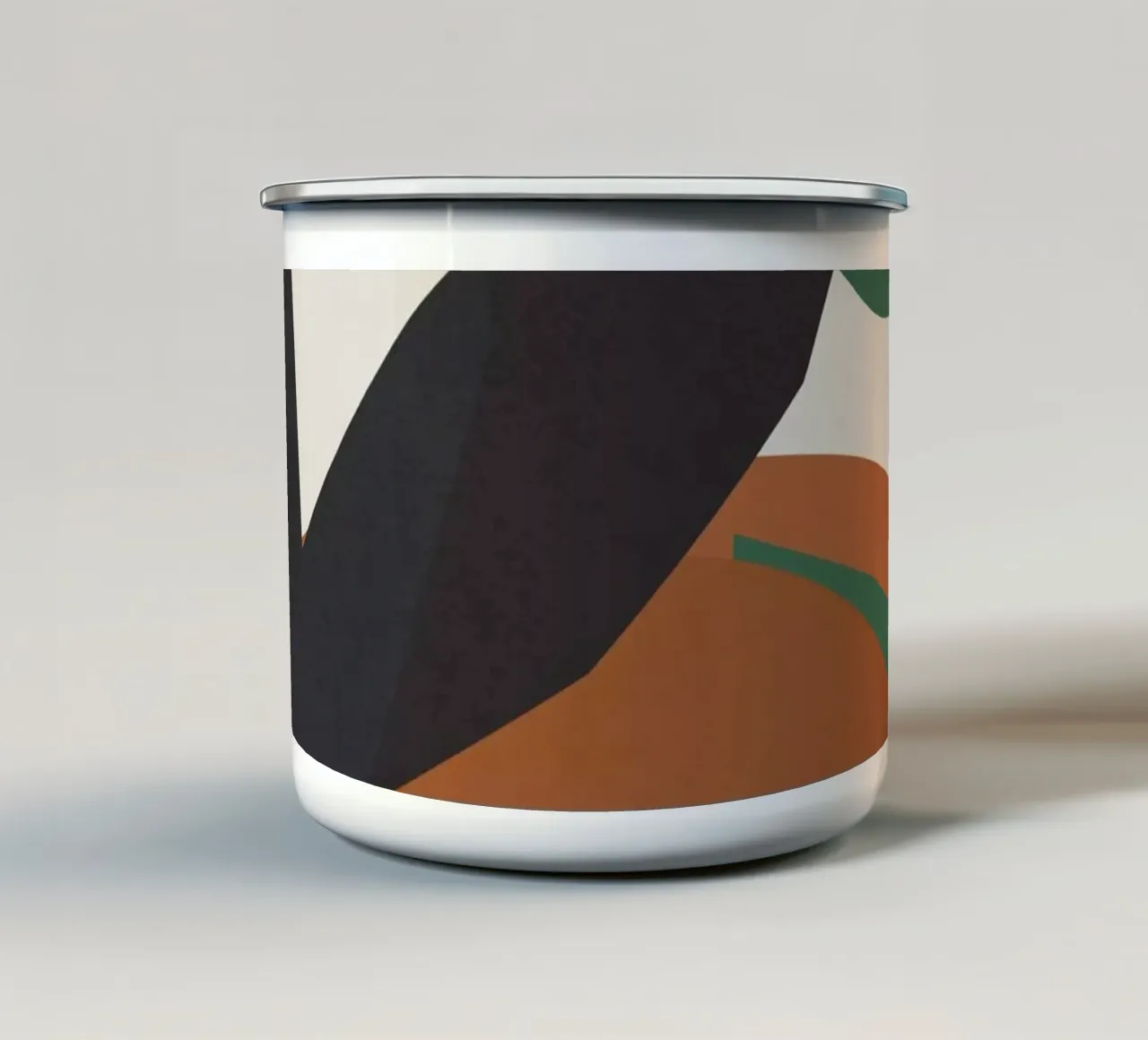 Arte astratta 36 tazza in smalto da ThingDesign