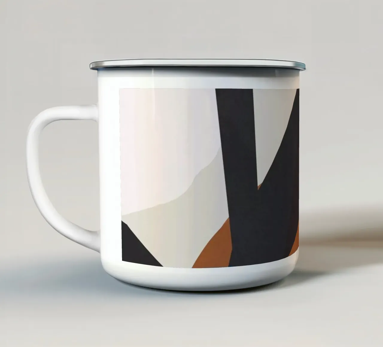 Arte astratta 36 tazza in smalto da ThingDesign