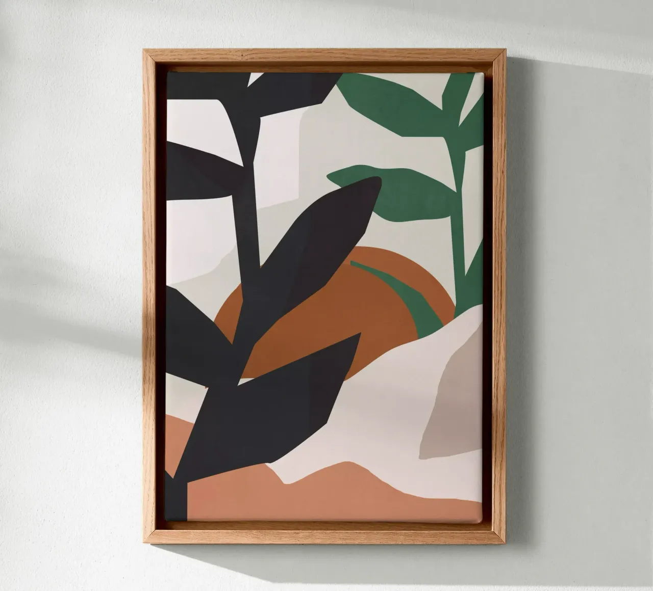 Abstracte kunst 36 canvas met Baklijst van ThingDesign