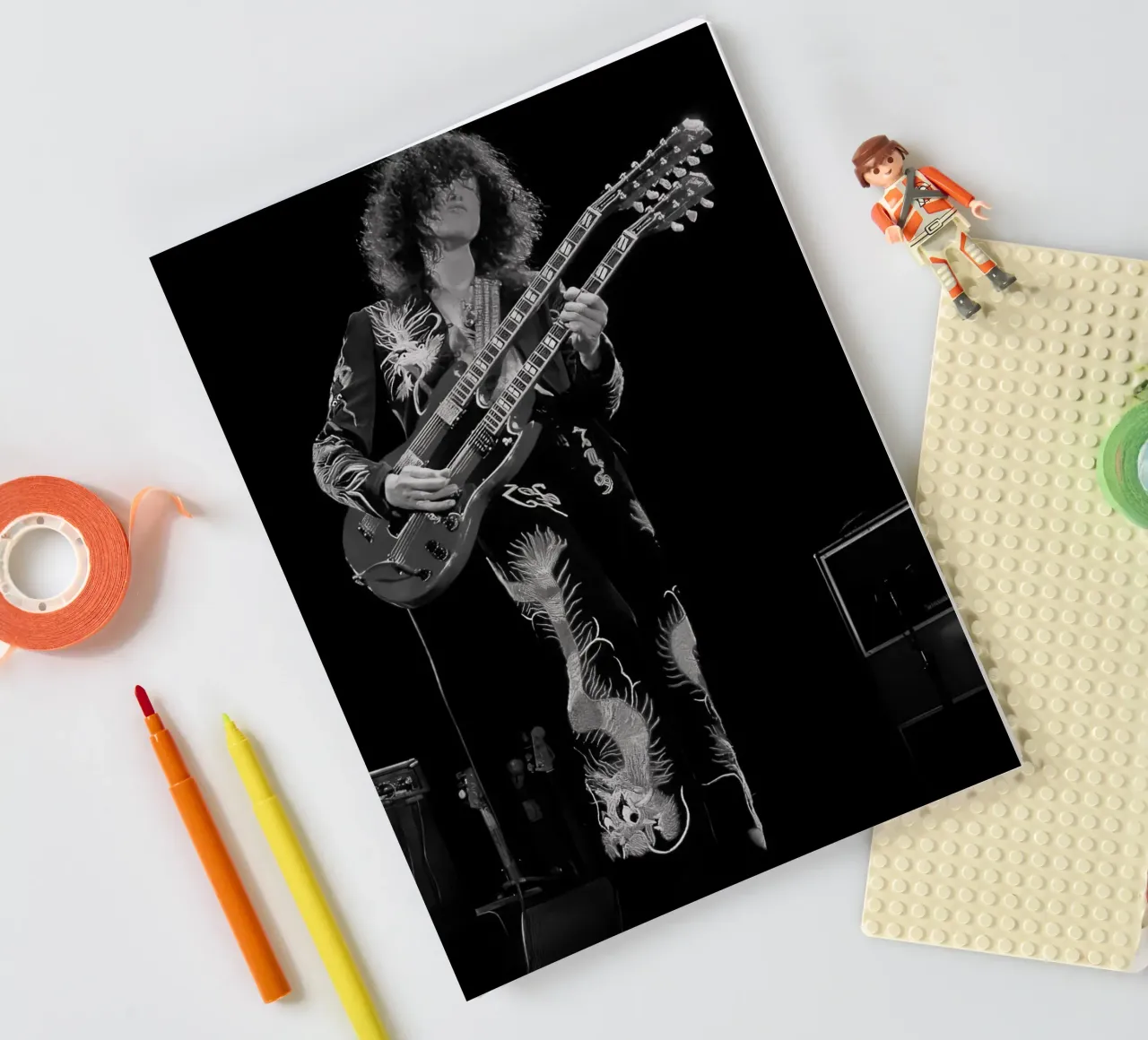 Jimmy Page Led Zeppelin notebook by Musadad Shop