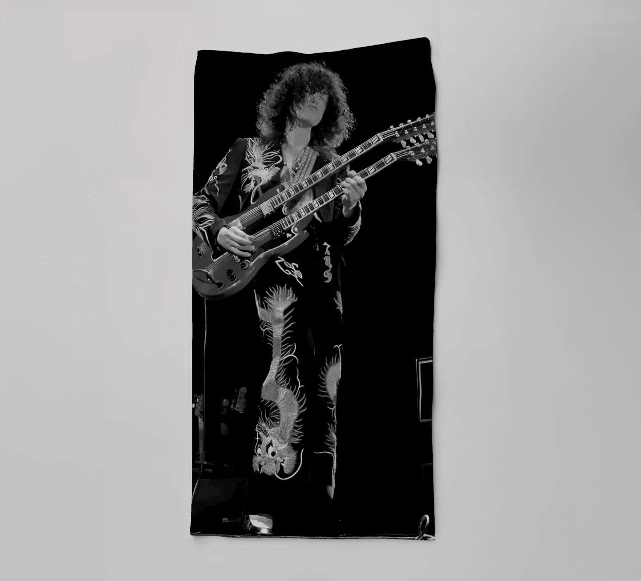 Jimmy Page Led Zeppelin towel by Musadad Shop