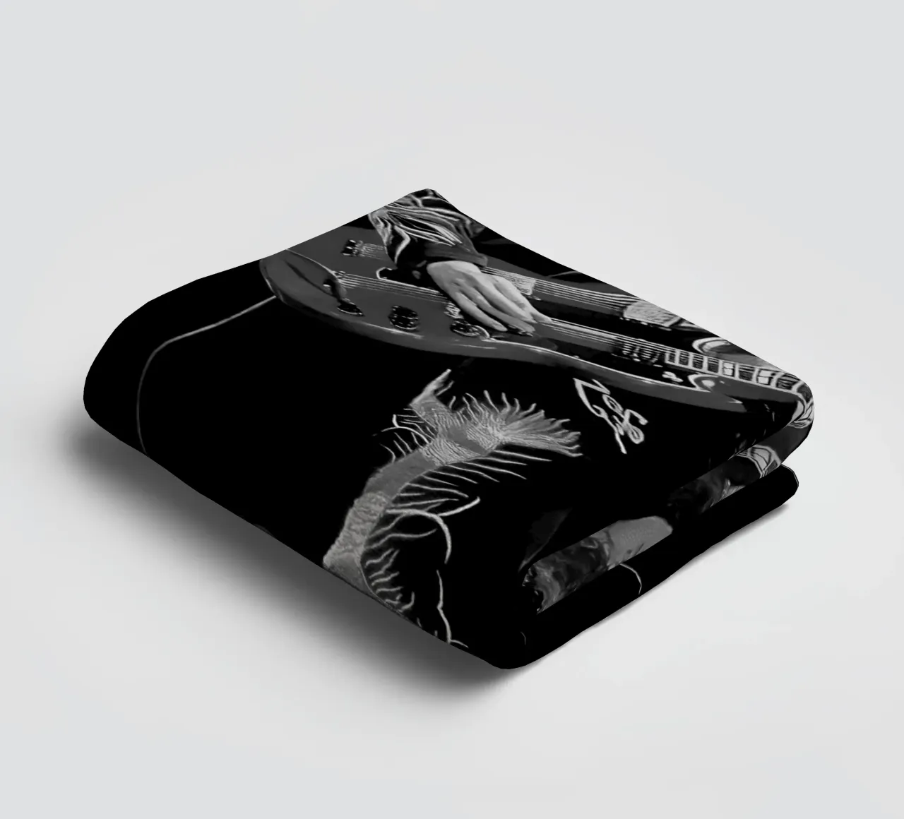 Jimmy Page Led Zeppelin towel by Musadad Shop