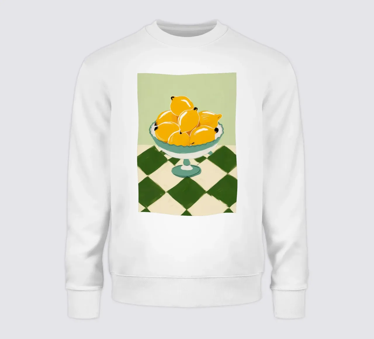 Manghi a dama felpa da Gaia Viesta