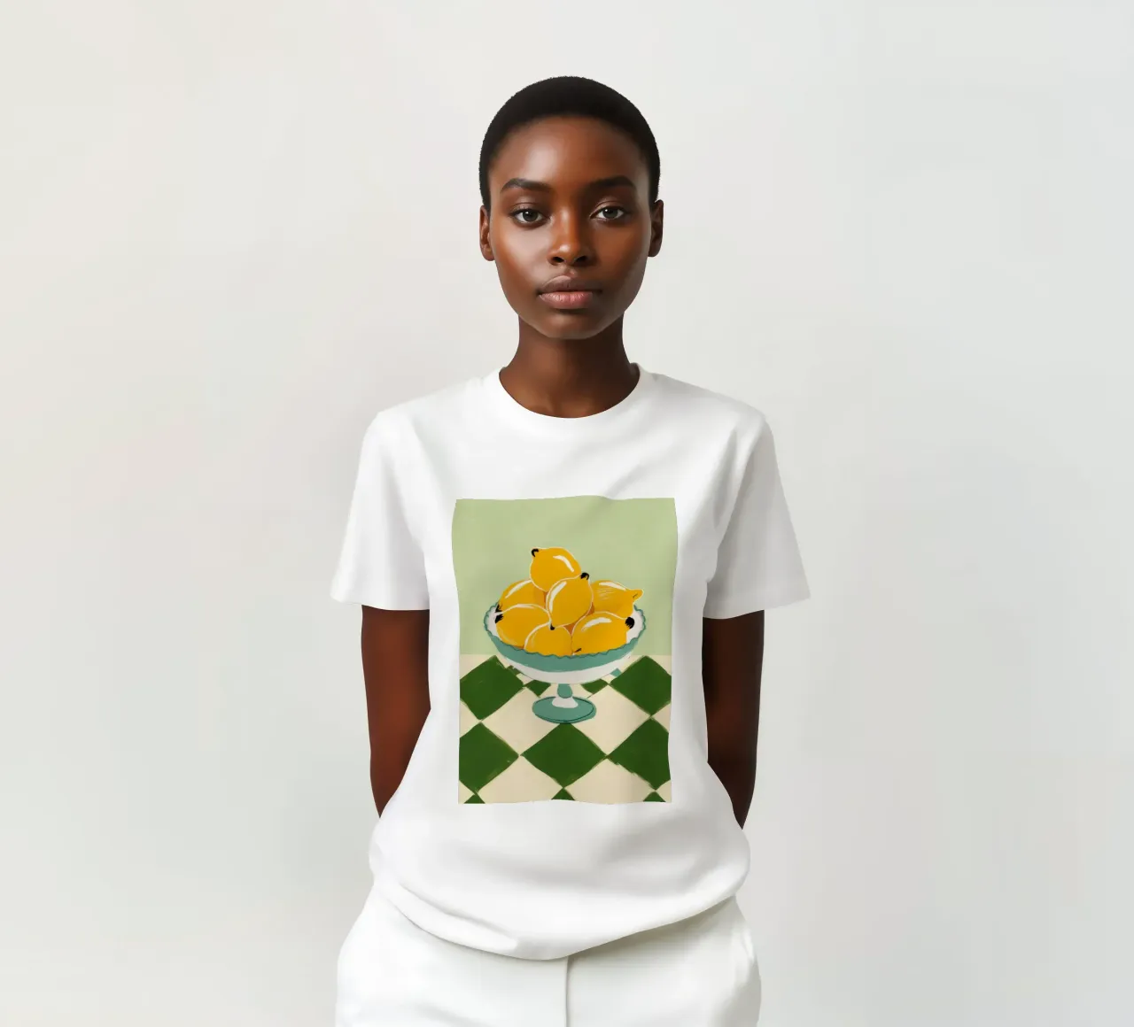 Manghi a dama t-shirt da Gaia Viesta