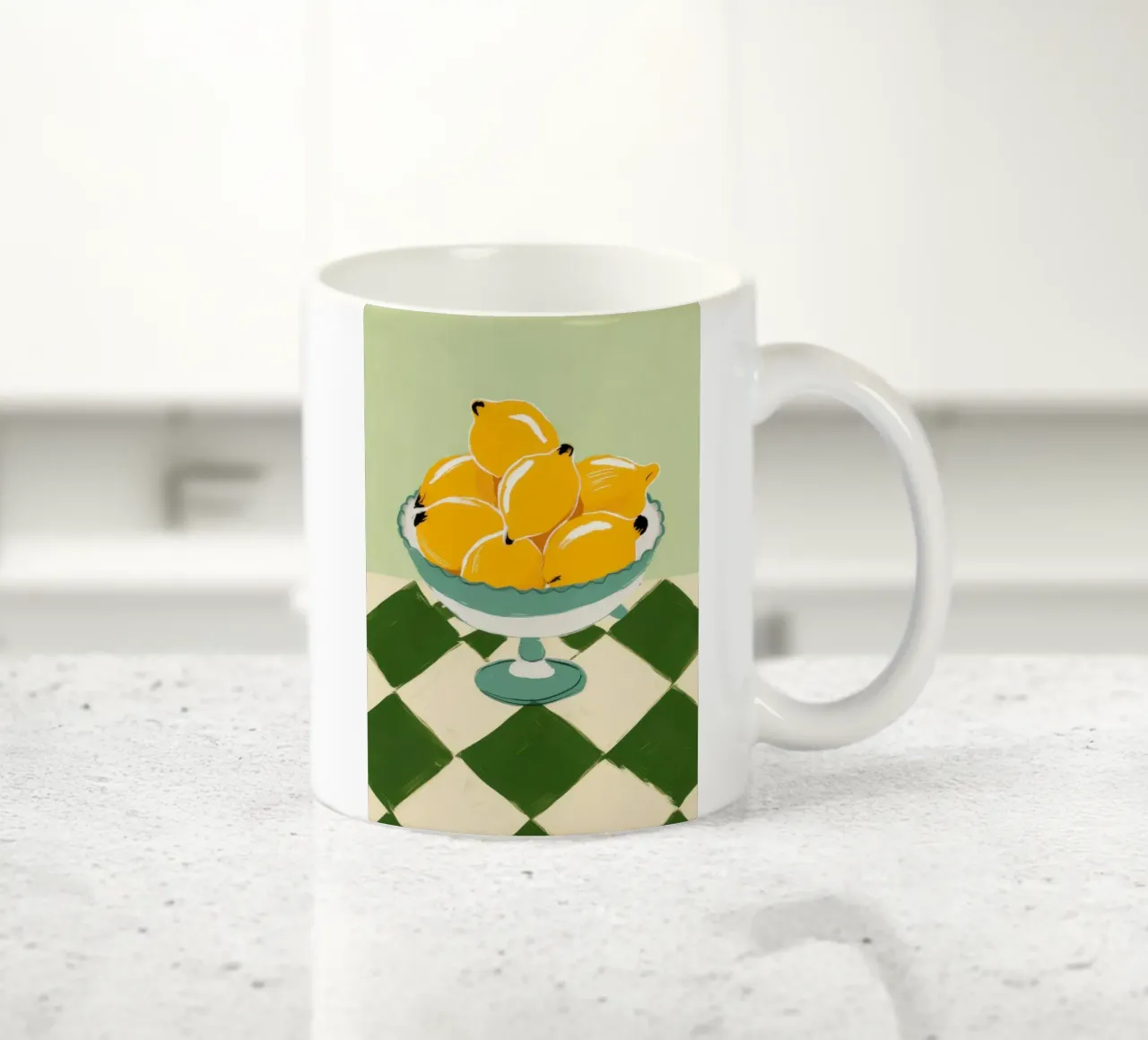 Manghi a dama tazza in ceramica da Gaia Viesta