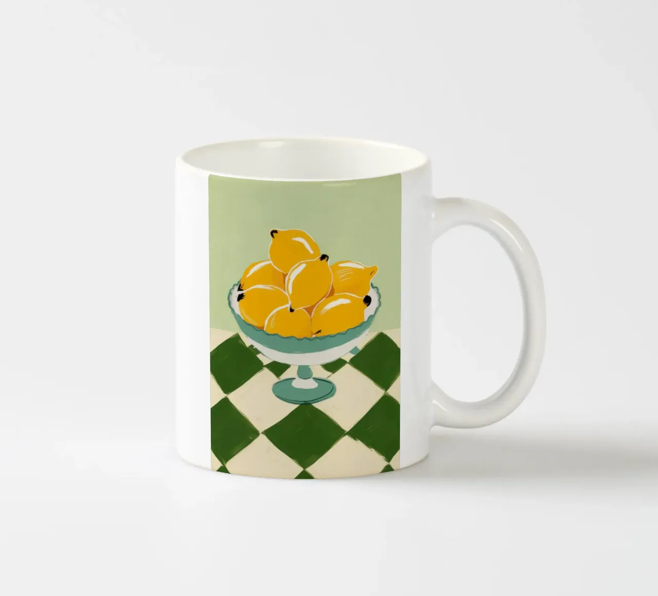Manghi a dama tazza in ceramica da Gaia Viesta