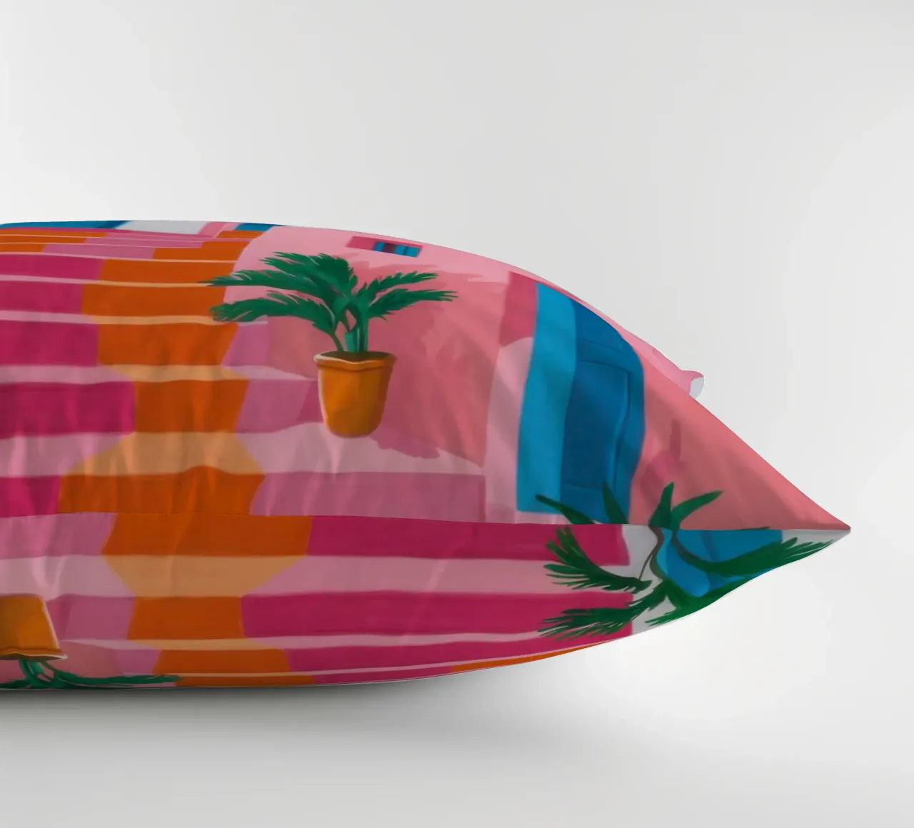 Santorini Color Steps cuscino da Trace Brush