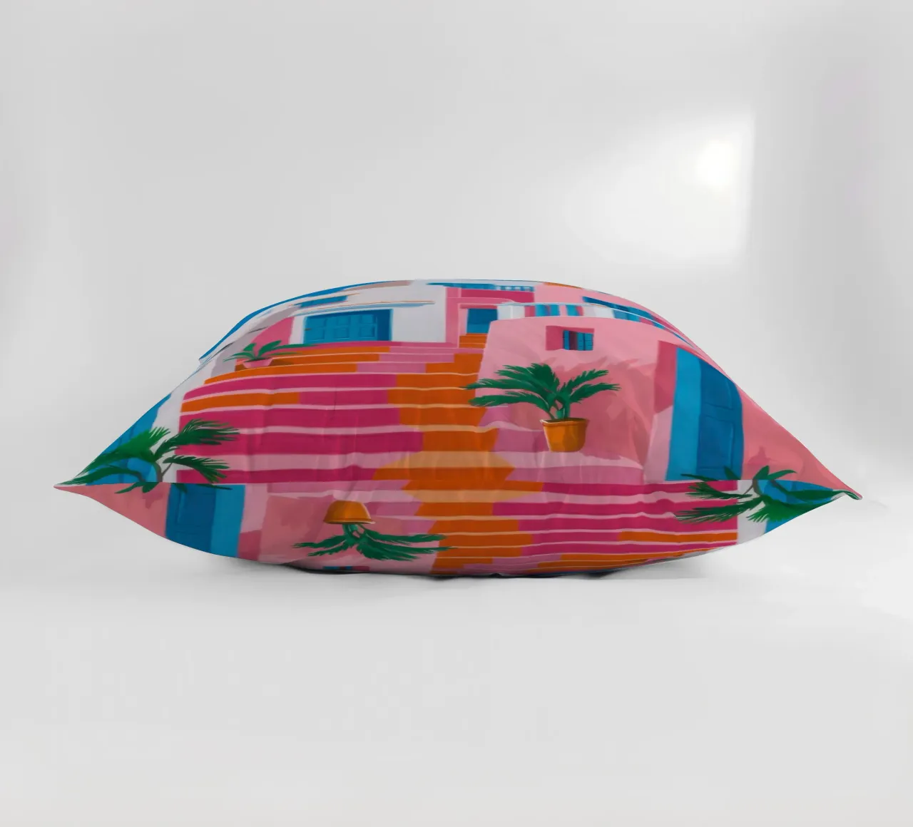 Santorini Color Steps cuscino da Trace Brush