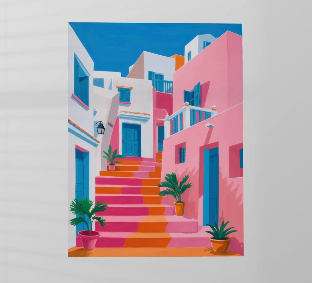 Santorini Color Steps pellicola backlit da Trace Brush