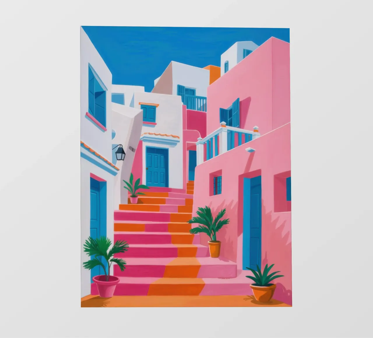 Santorini Color Steps pellicola backlit da Trace Brush