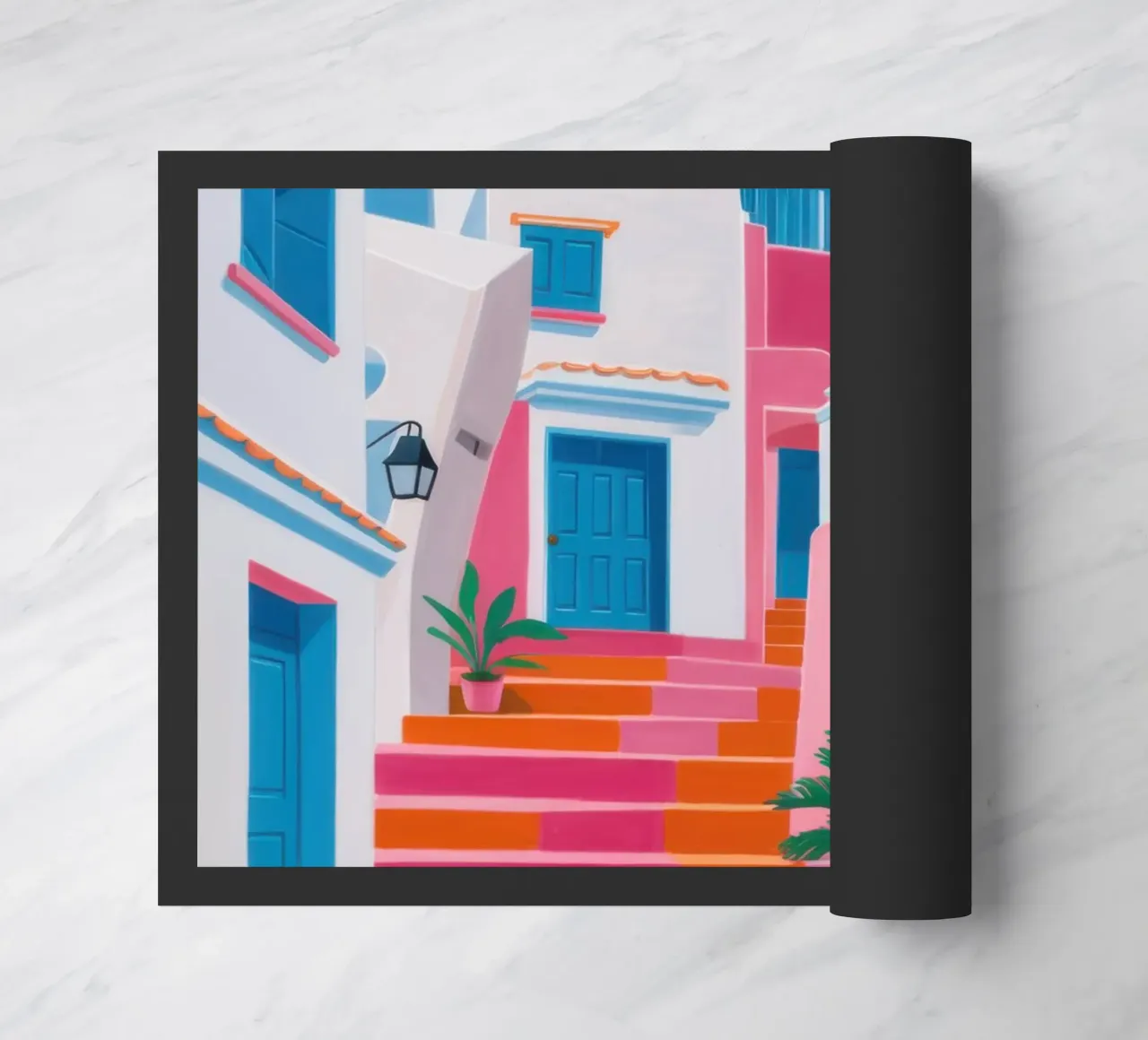 Santorini Color Steps zerbino da Trace Brush