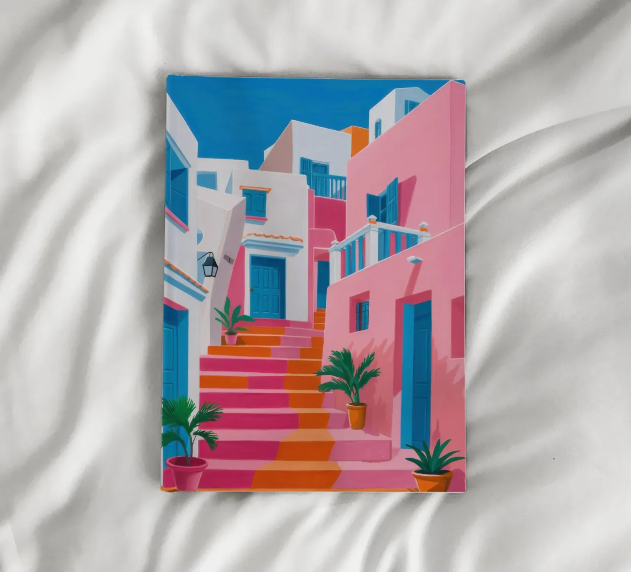 Santorini Color Steps diario da Trace Brush