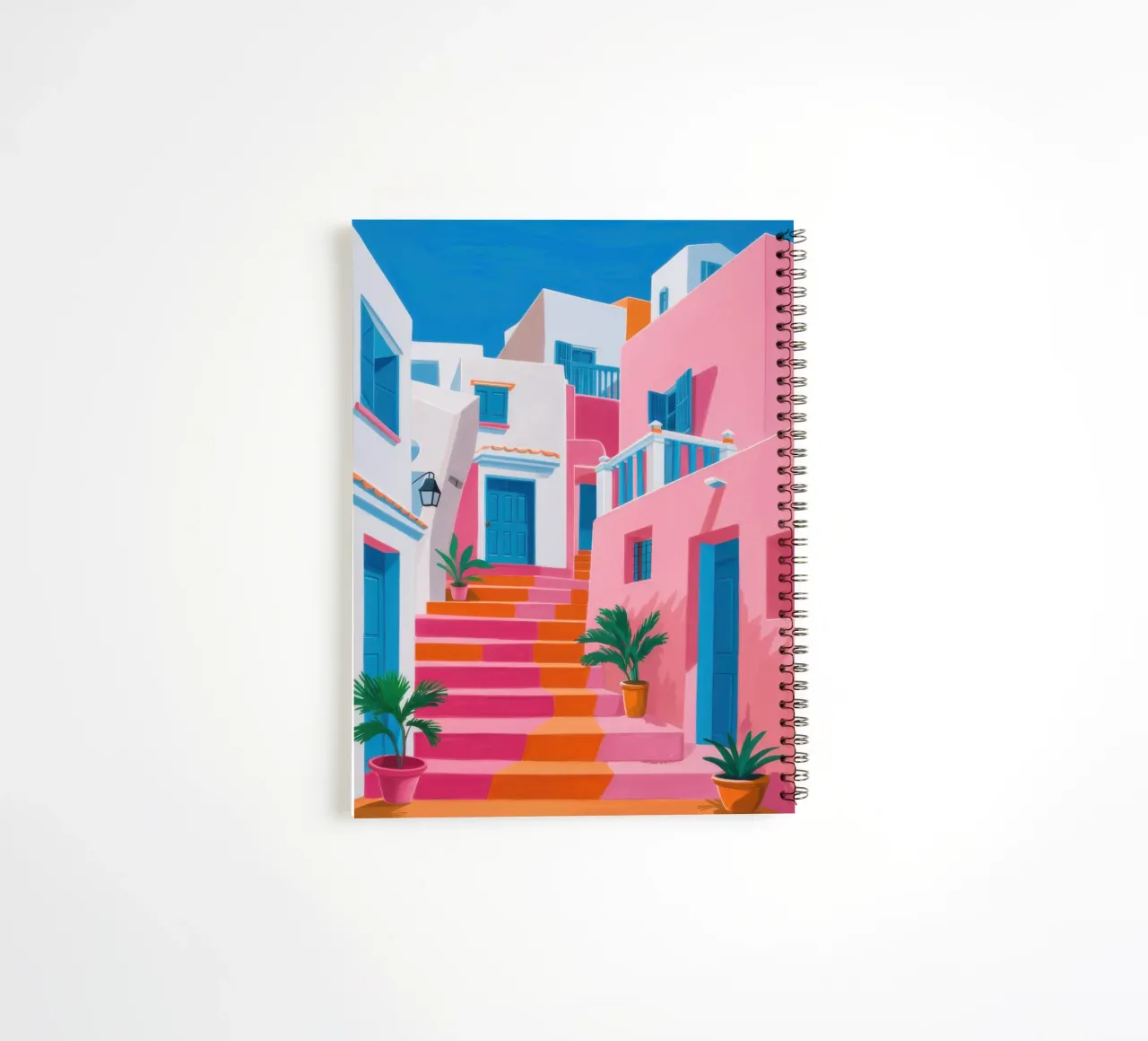 Santorini Color Steps diario ad anelli da Trace Brush